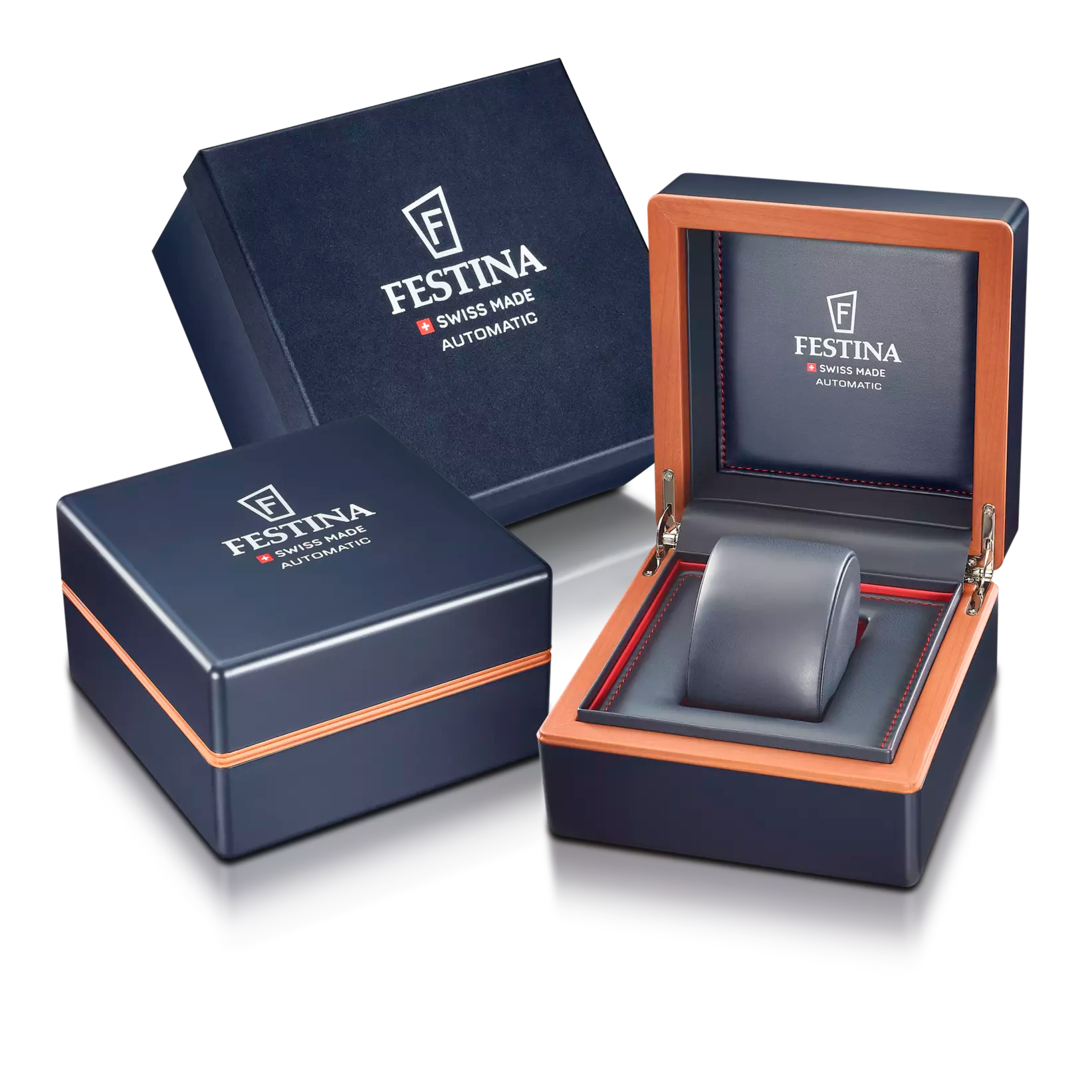 Festina Swiss Made Rive Stainless Steel Analog Mens Watch I Model F20054/3 Automatic Movement