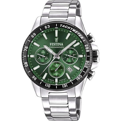 Festina Timeless Chronograph F20560-4 - Chronograph - Strap Material Stainless Steel I Festina Watches USA
