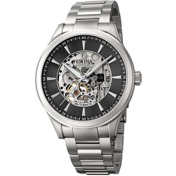 Festina Automatic Skeleton F20536-4 - Analog - Strap Material Stainless Steel I Festina Watches USA