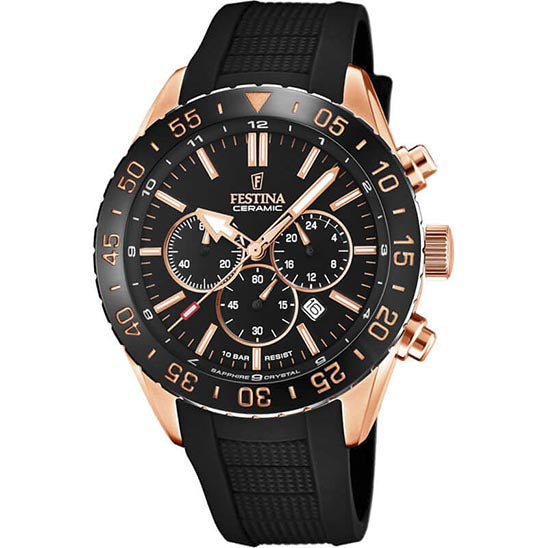 Festina Ceramic F20516-2 - Chronograph - Strap Material Rubber I Festina Watches USA