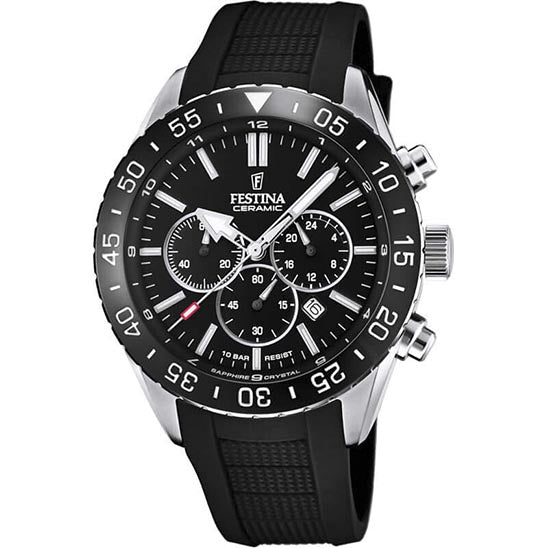 Festina Ceramic F20515-2 - Chronograph - Strap Material Rubber I Festina Watches USA