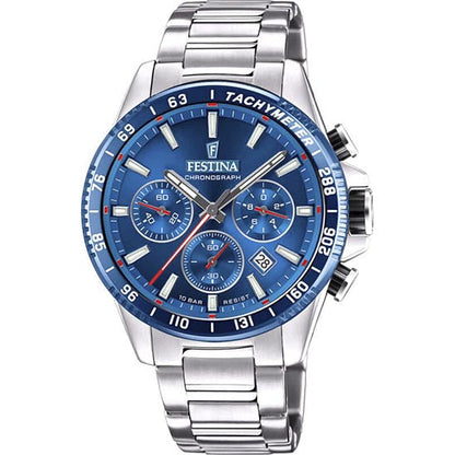 Festina Timeless Chronograph F20560-3 - Chronograph - Strap Material Stainless Steel I Festina Watches USA