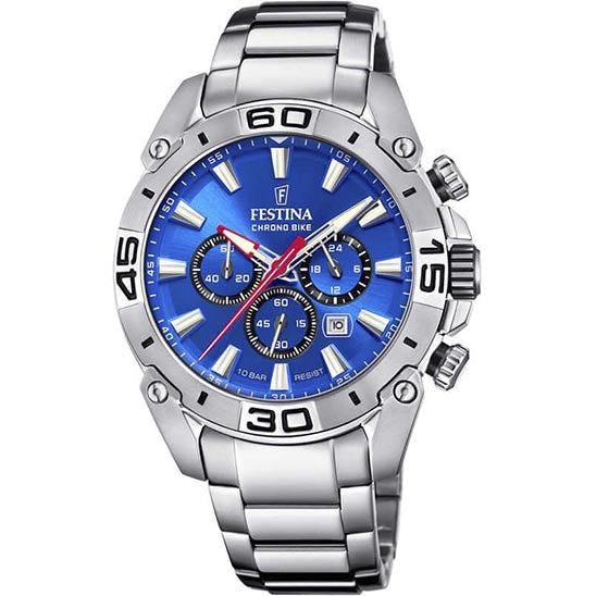 Festina Chrono Bike F20543-2 - Chronograph - Strap Material Stainless Steel I Festina Watches USA