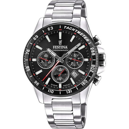 Festina Timeless Chronograph F20560-6 - Chronograph - Strap Material Stainless Steel I Festina Watches USA