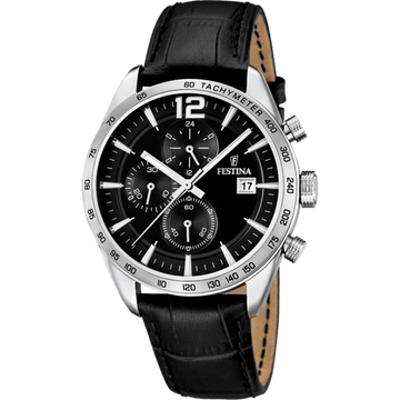 Festina Timeless Chronograph F16760-4 - Chronograph - Strap Material Leather I Festina Watches USA