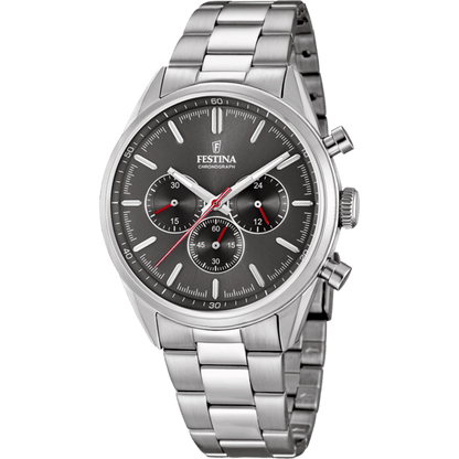 Festina Timeless Chronograph F16820-7 - Chronograph - Strap Material Stainless Steel I Festina Watches USA