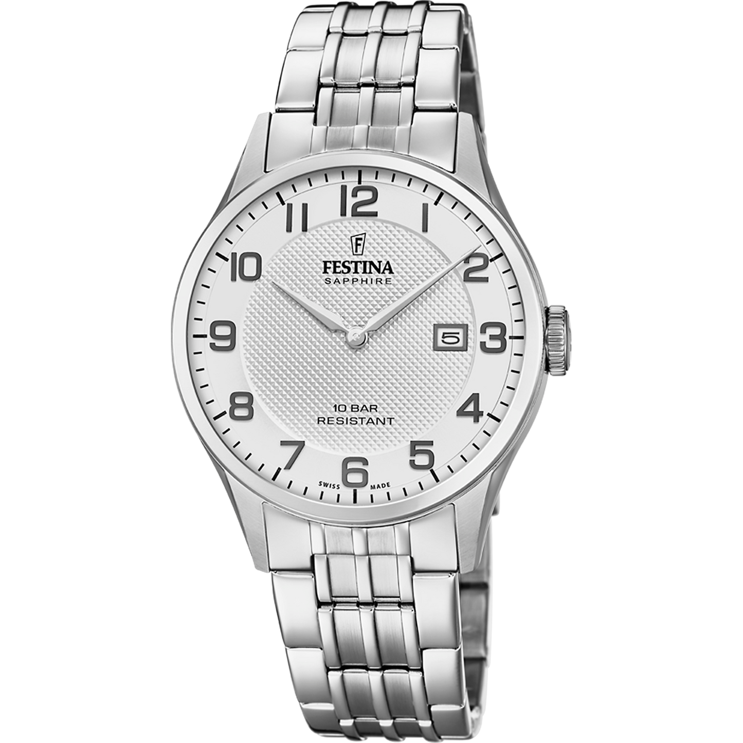 Festina Swiss Made F20005-1 - Analog - Strap Material Stainless Steel I Festina Watches USA