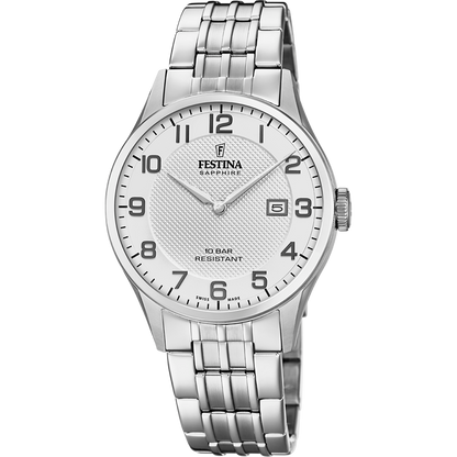 Festina Swiss Made F20005-1 - Analog - Strap Material Stainless Steel I Festina Watches USA