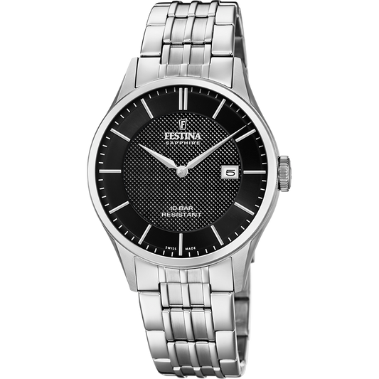 Festina Swiss Made F20005-4 - Analog - Strap Material Stainless Steel I Festina Watches USA