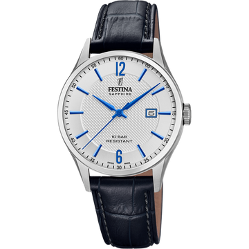 Festina Swiss Made F20007-2 - Analog - Strap Material Leather I Festina Watches USA