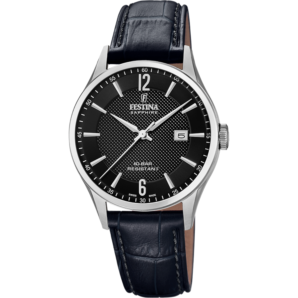 Festina Swiss Made F20007-4 - Analog - Strap Material Leather I Festina Watches USA