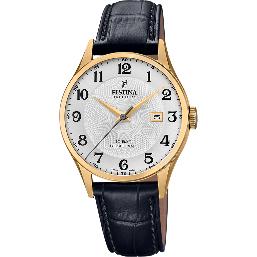 Festina Swiss Made F20010-1 - Analog - Strap Material Leather I Festina Watches USA