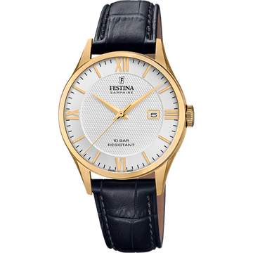 Festina Swiss Made F20010-2 - Analog - Strap Material Leather I Festina Watches USA