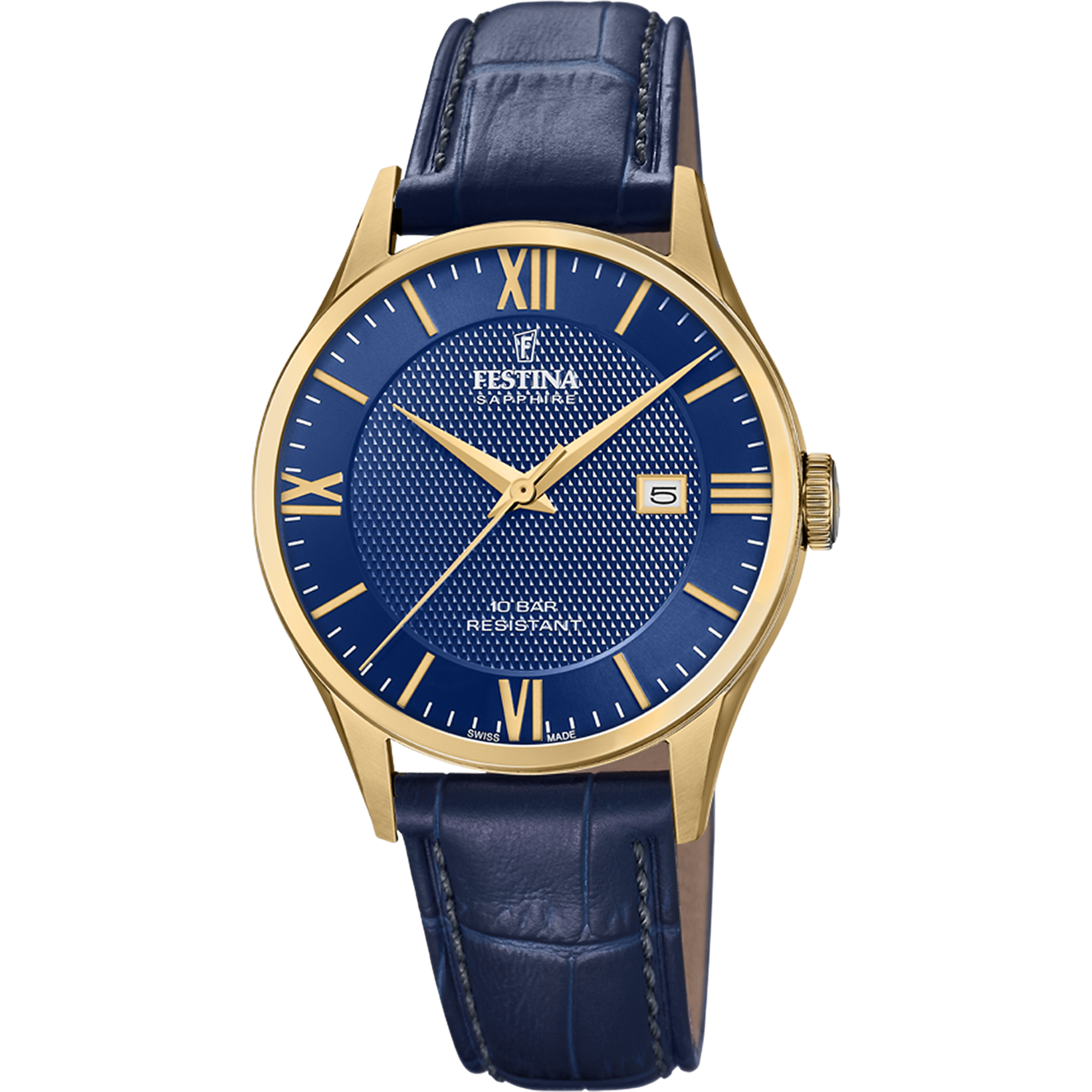 Festina Swiss Made F20010-3 - Analog - Strap Material Leather I Festina Watches USA