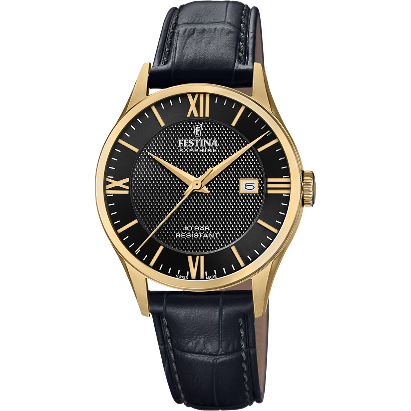 Festina Swiss Made F20010-4 - Analog - Strap Material Leather I Festina Watches USA