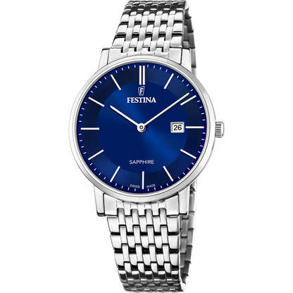 Festina Swiss Made F20018-2 - Analog - Strap Material Stainless Steel I Festina Watches USA