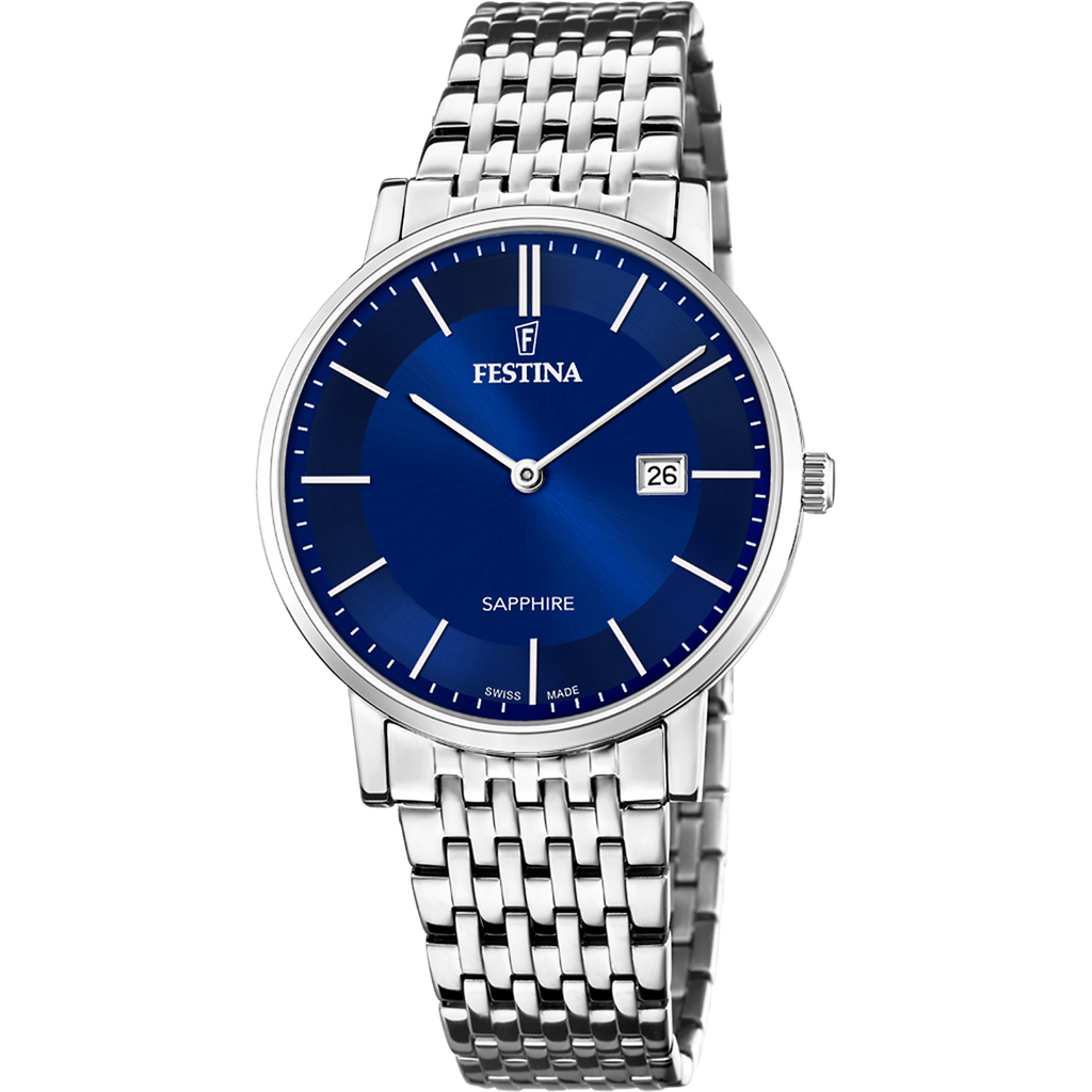 Festina Swiss Made F20018-2 - Analog - Strap Material Stainless Steel I Festina Watches USA