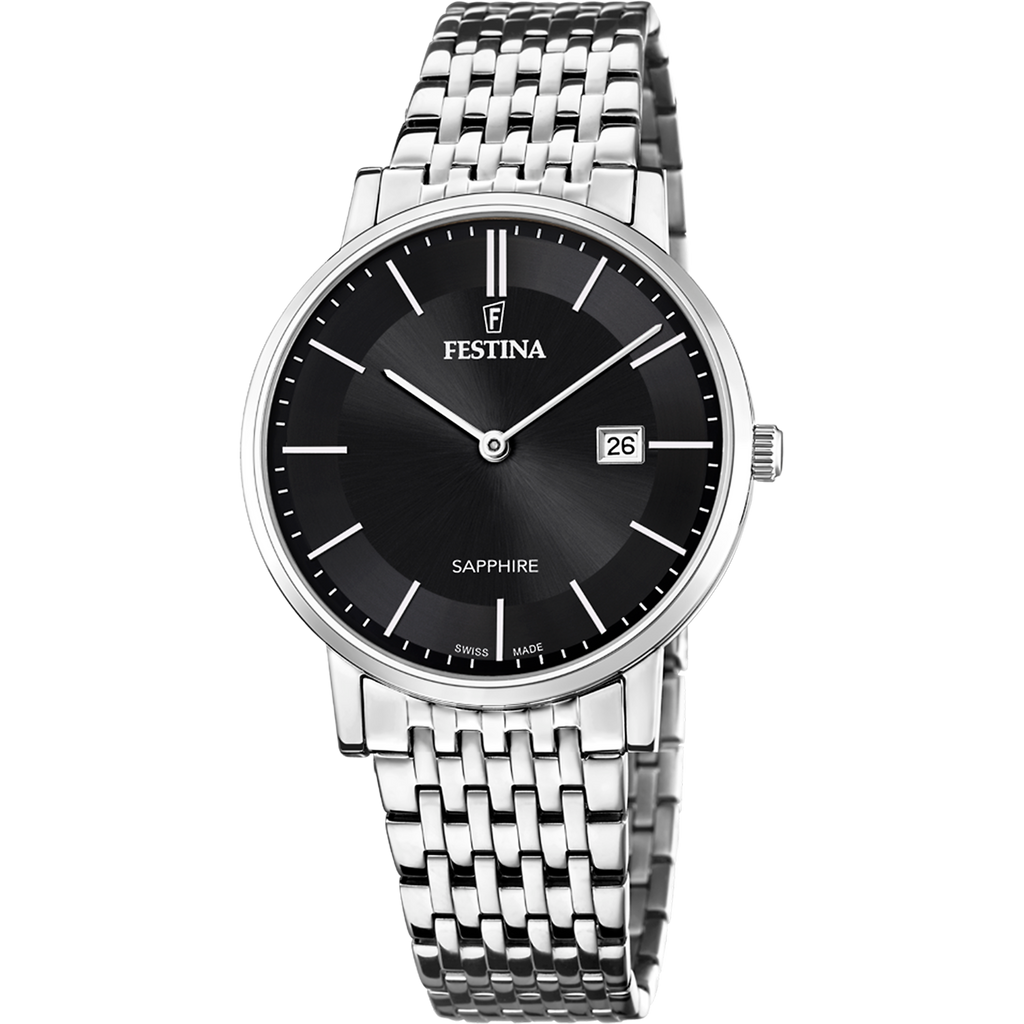 Festina Swiss Made F20018-3 - Analog - Strap Material Stainless Steel I Festina Watches USA