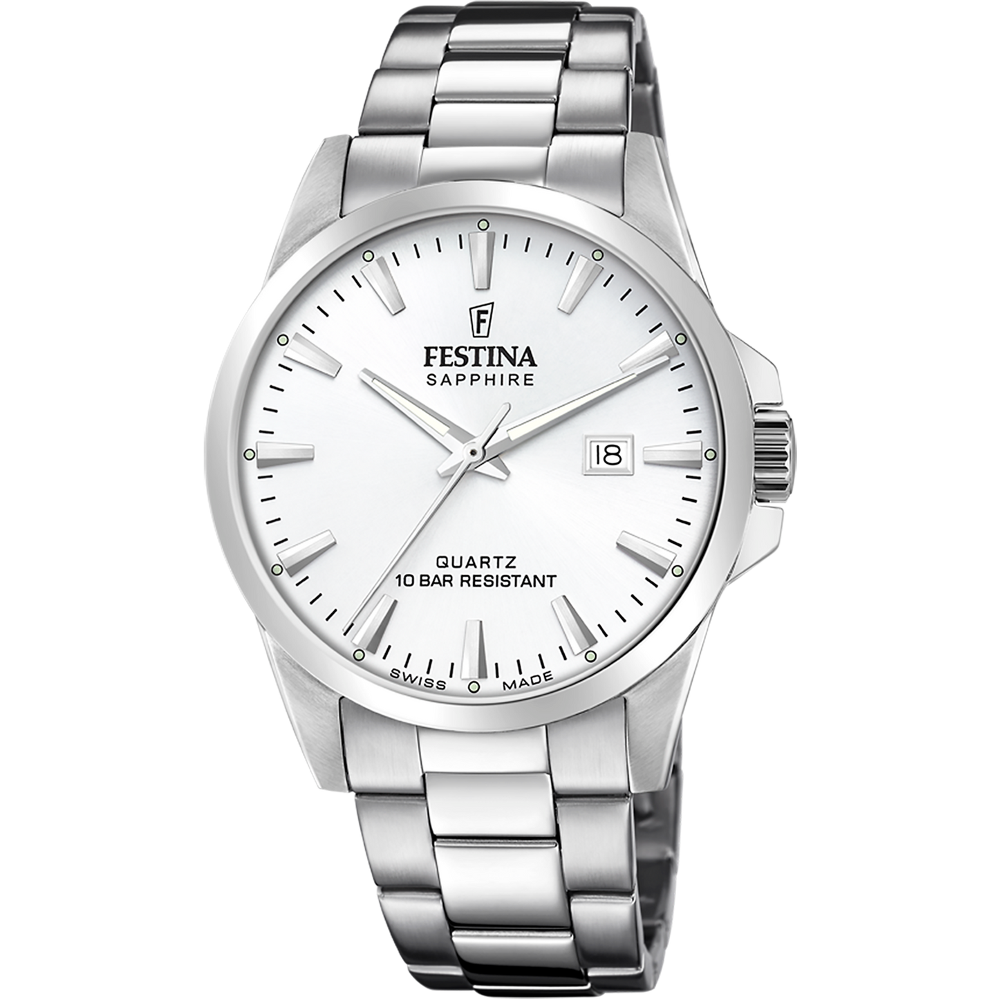 Festina Swiss Made F20024-2 - Analog - Strap Material Stainless Steel I Festina Watches USA