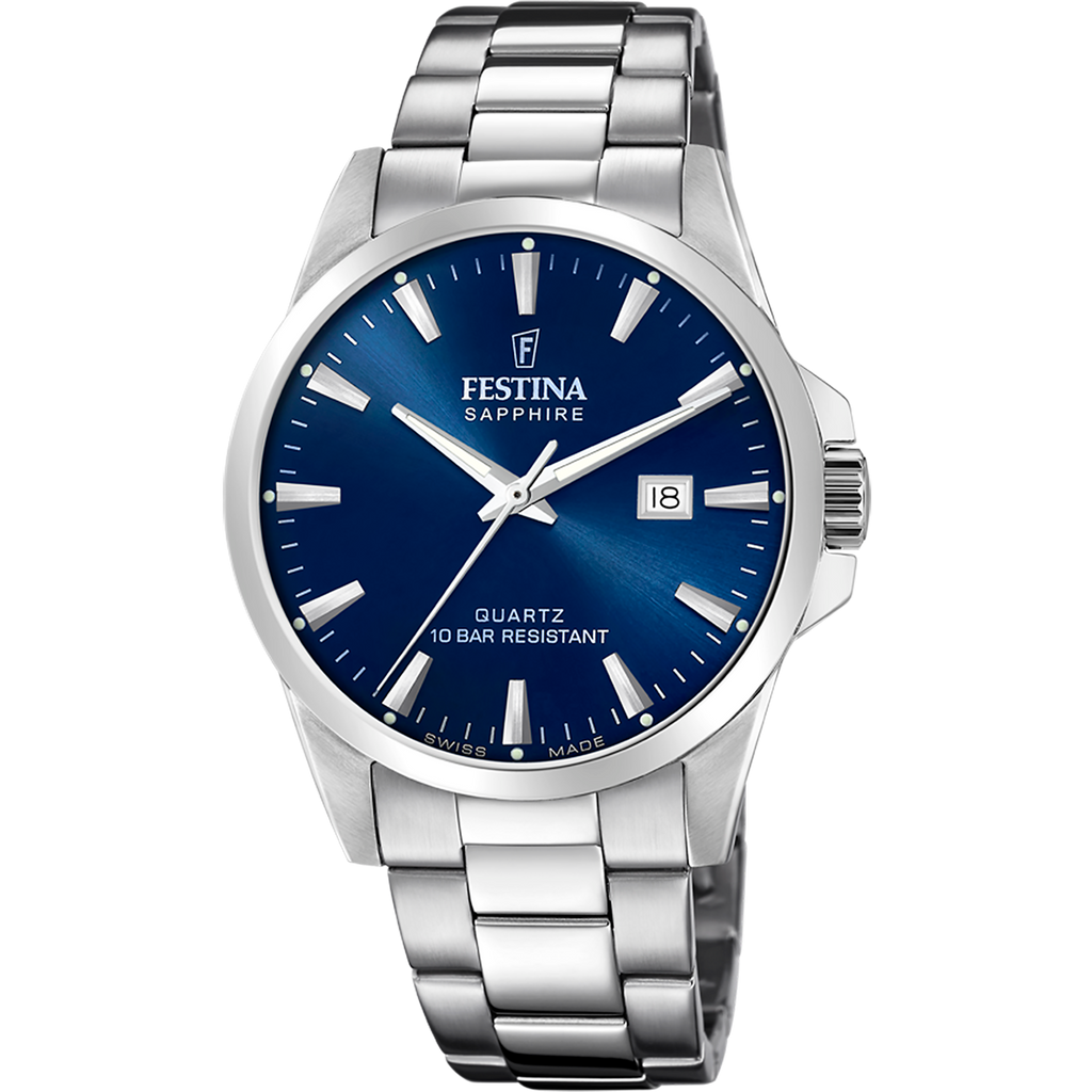 Festina Swiss Made F20024-3 - Analog - Strap Material Stainless Steel I Festina Watches USA