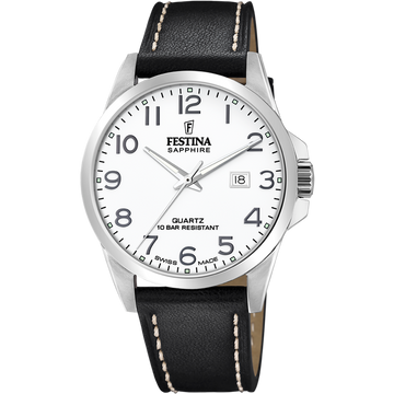 Festina Swiss Made F20025-1 - Analog - Strap Material Leather I Festina Watches USA