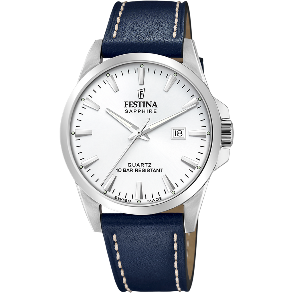 Festina Swiss Made F20025-2 - Analog - Strap Material Leather I Festina Watches USA