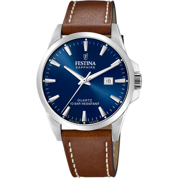 Festina Swiss Made F20025-3 - Analog - Strap Material Leather I Festina Watches USA