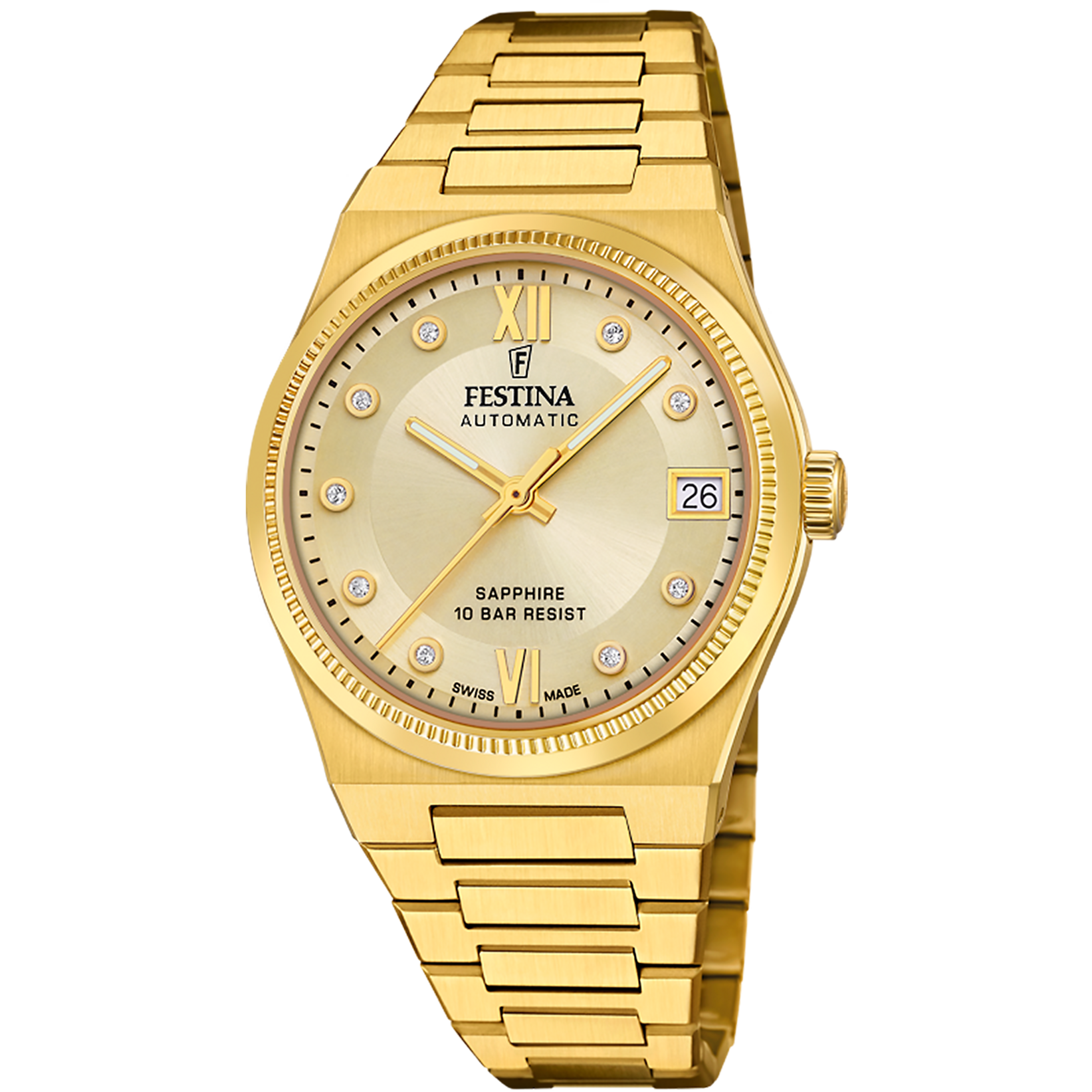 Festina Swiss Made F20033-2 - Analog - Strap Material Stainless Steel I Festina Watches USA