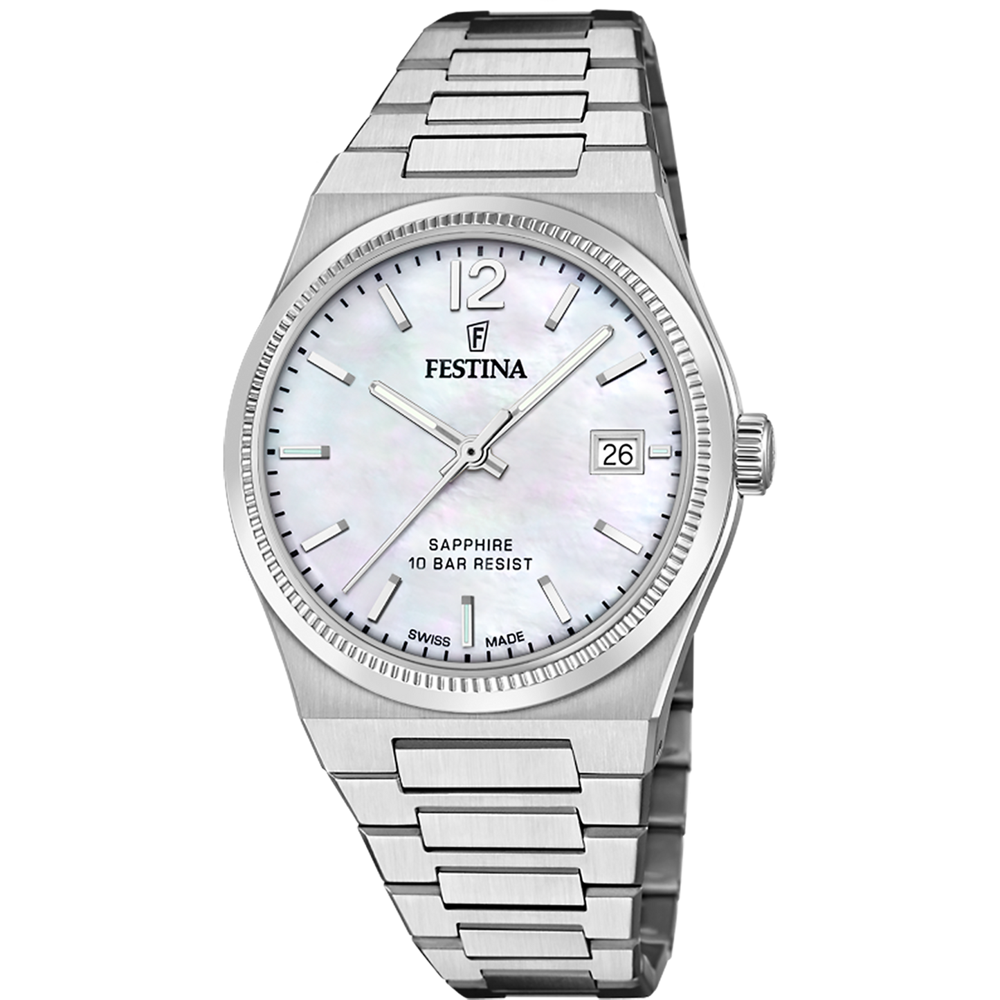 Festina Swiss Made F20035-1 - Analog - Strap Material Stainless Steel I Festina Watches USA