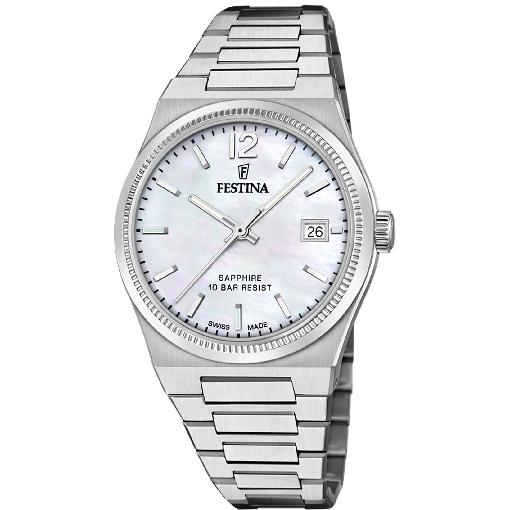Festina Swiss Made F20035-1 - Analog - Strap Material Stainless Steel I Festina Watches USA
