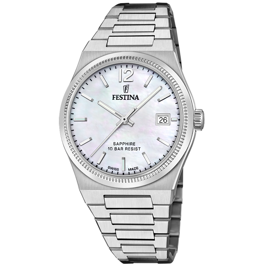 Festina Swiss Made F20035-1 - Analog - Strap Material Stainless Steel I Festina Watches USA