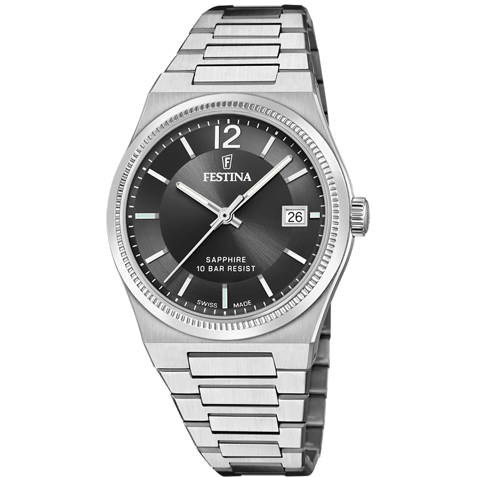 Festina Swiss Made F20035-6 - Analog - Strap Material Stainless Steel I Festina Watches USA