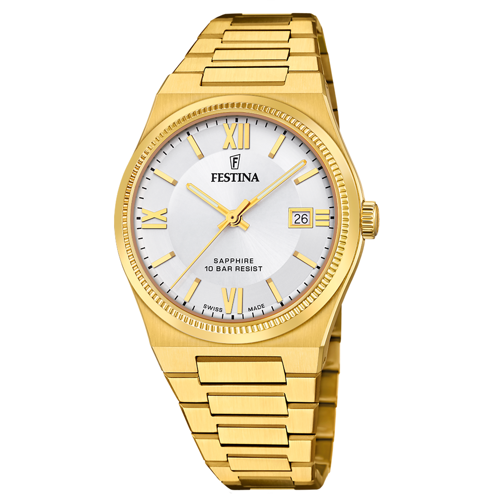 Festina Swiss Made F20038-1 - Analog - Strap Material Stainless Steel I Festina Watches USA