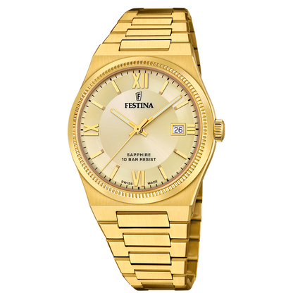Festina Swiss Made F20038-2 - Analog - Strap Material Stainless Steel I Festina Watches USA