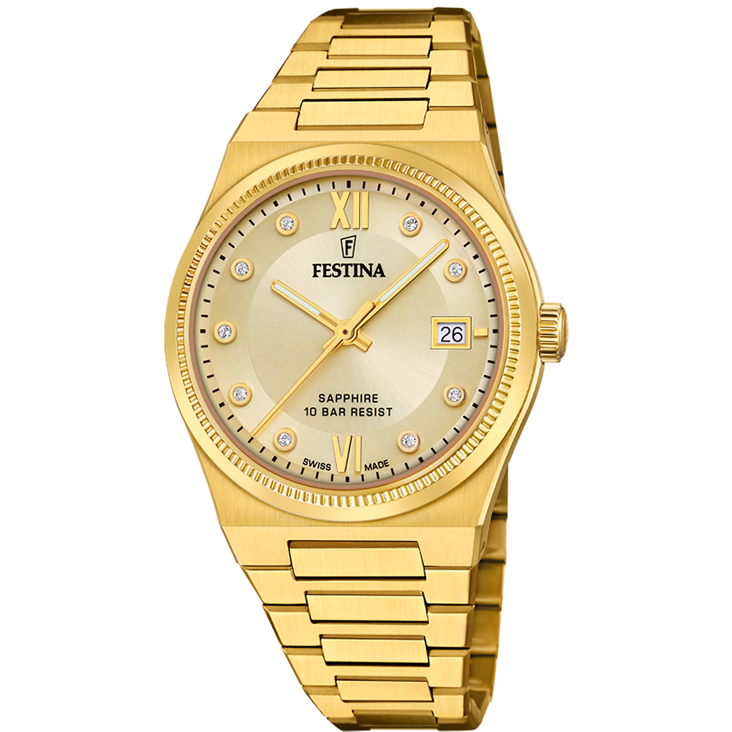 Festina Swiss Made F20039-2 - Analog - Strap Material Stainless Steel I Festina Watches USA