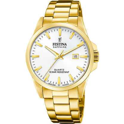 Festina Swiss Made F20044-2 - Analog - Strap Material Stainless Steel I Festina Watches USA