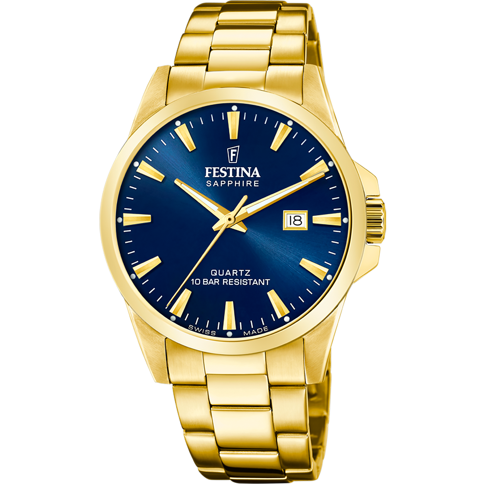 Festina Swiss Made F20044-3 - Analog - Strap Material Stainless Steel I Festina Watches USA