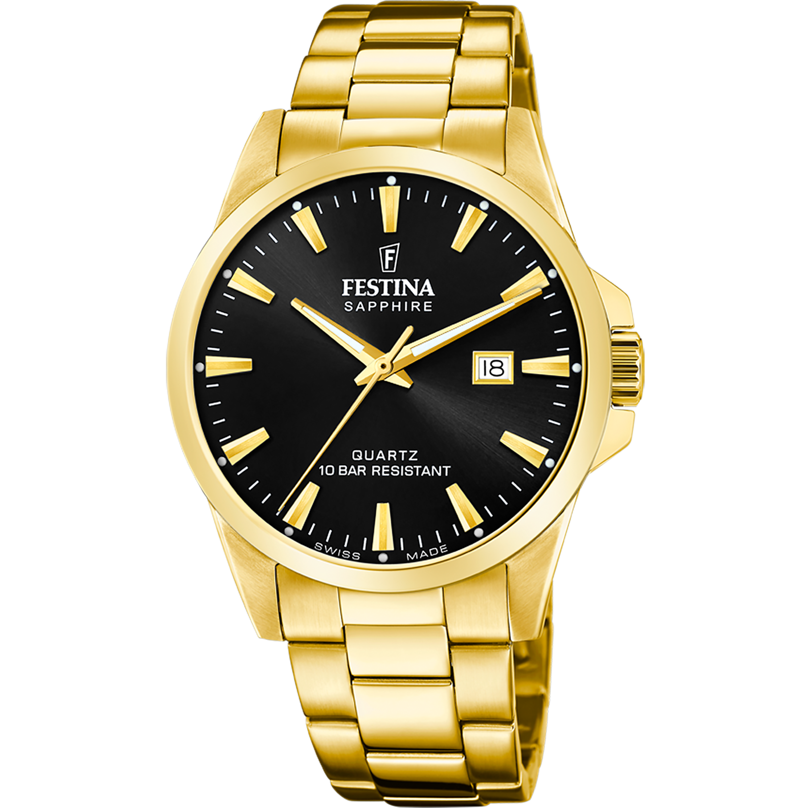 Festina Swiss Made F20044-6 - Analog - Strap Material Stainless Steel I Festina Watches USA