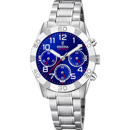 Festina Junior Collection F20345-2 - Chronograph - Strap Material Stainless Steel I Festina Watches USA