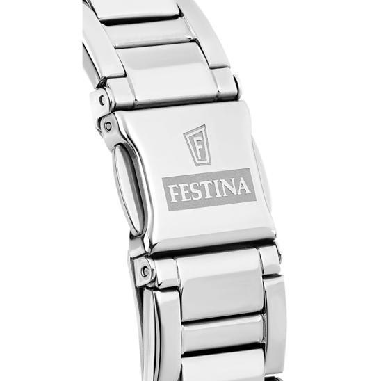 Boyfriend F20397-2 | Water Resistance 100m/330ft - Strap Material Stainless Steel - Size 38.5 mm / Free shipping, 2 years warranty & 30 Days Return | Festina Watches USA