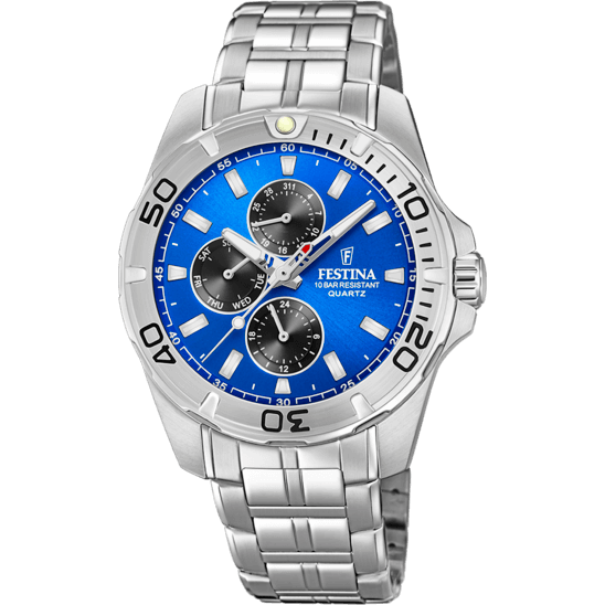 Festina Chrono Sport F20445-4 - Multifunction - Strap Material Stainless Steel I Festina Watches USA