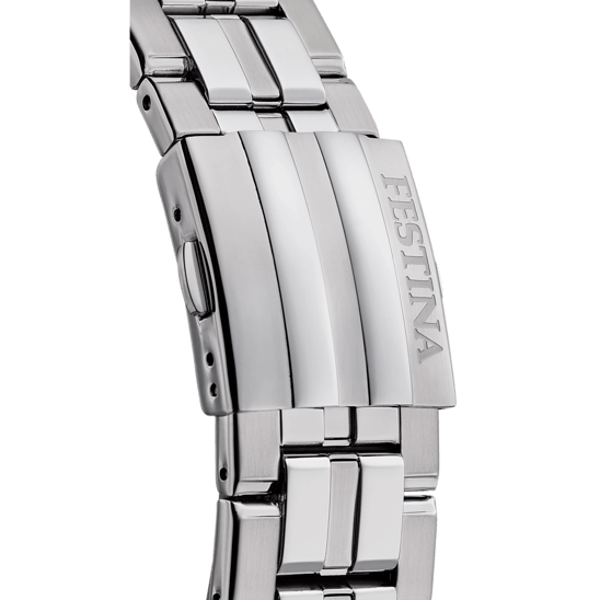 Chrono Sport F20448-1 | Water Resistance 100m/330ft - Strap Material Stainless Steel - Size 44 mm / Free shipping, 2 years warranty & 30 Days Return | Festina Watches USA