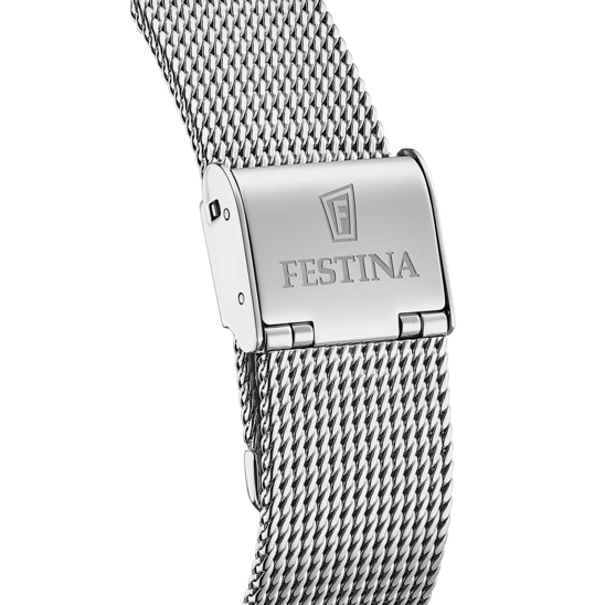Boyfriend F20475-1 | Water Resistance 30m/100ft - Strap Material Stainless Steel - Size 38 mm / Free shipping, 2 years warranty & 30 Days Return | Festina Watches USA