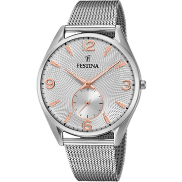 Festina Retro F6869-1 - Analog - Strap Material Stainless Steel I Festina Watches USA