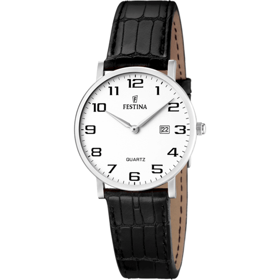 Festina Classics F16477-1 - Analog - Strap Material Leather I Festina Watches USA