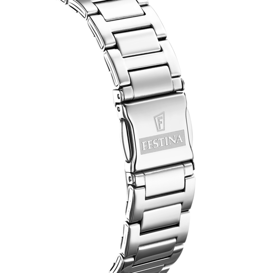 Festina Boyfriend Stainless Steel Analog Ladies Watch I Model F16719/2 Quartz Movement