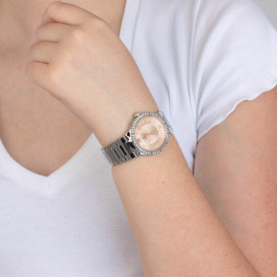 Festina Boyfriend Stainless Steel Analog Ladies Watch I Model F16719/3 Quartz Movement