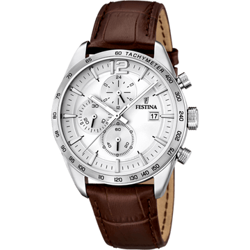 Festina Timeless Chronograph F16760-1 - Chronograph - Strap Material Leather I Festina Watches USA