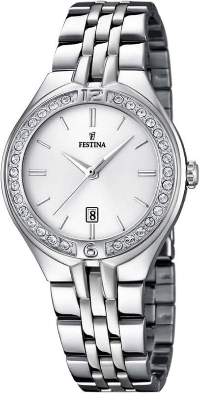 Festina Mademoiselle Stainless Steel Analog Ladies Watch I Model F16867/1 Quartz Movement