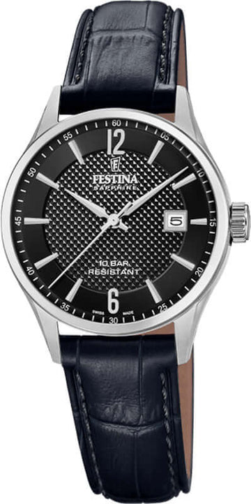 Festina Swiss Made F20009-4 - Analog - Strap Material Leather I Festina Watches USA